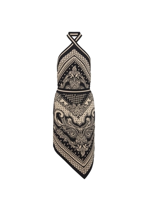 Balmain Knitted Monogram Dress