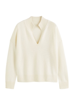 Chinti & Parker Cashmere Funnel-Neck Sweater