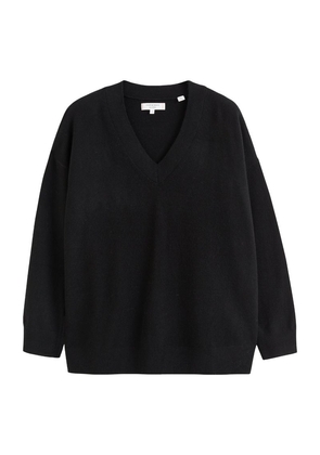 Chinti & Parker Cashmere V-Neck Relaxed Sweater
