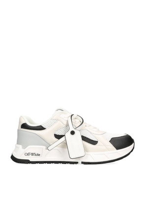 Off-White Leather Kick Off Sneakers