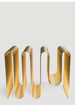 AYTM Curva Magazine Holder -  Furniture Gold One Size
