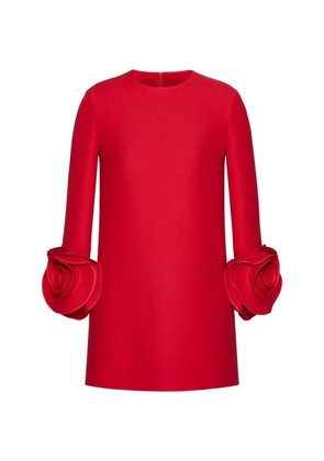 Valentino Garavani Wool-Silk Florette Dress