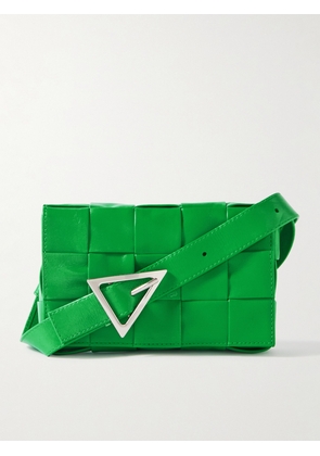 Bottega Veneta - Cassette Mini Intrecciato Leather Messenger Bag - Men - Green