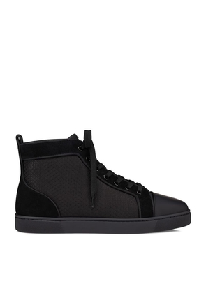 Christian Louboutin Louis Orlato Leather High-Top Sneakers