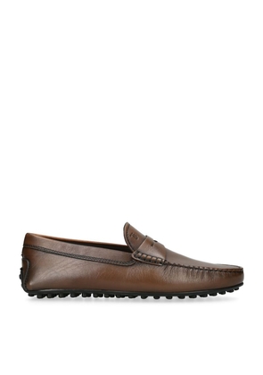 Tod'S Leather Penny Driving Shoes