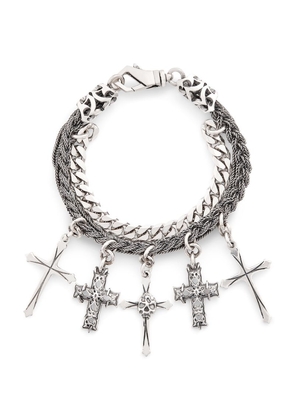 Emanuele Bicocchi Cross Charm Bracelet