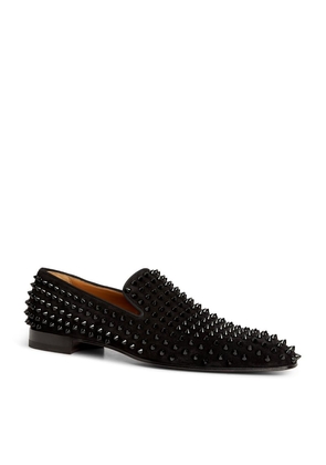 Christian Louboutin Dandelion Spikes Leather Loafers