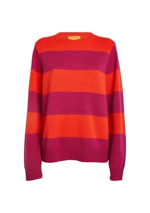 Guest In Residence Stripe Crew-Neck Sweater