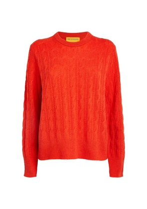 Guest In Residence Twin Cable-Knit Sweater