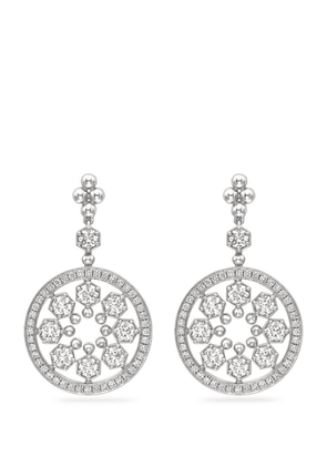 Boodles White Gold And Diamond Circus Earrings