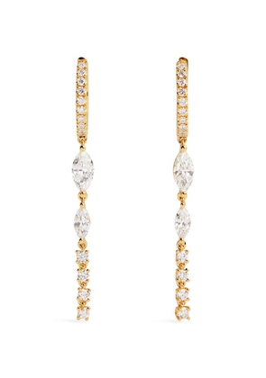 Anita Ko Yellow Gold And Diamond Olympia Earrings