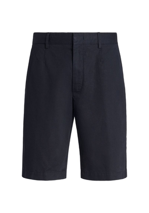 Zegna Cotton-Linen Summer Chino Shorts