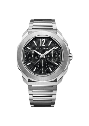 Bvlgari Stainless Steel Octo Roma Watch 42Mm