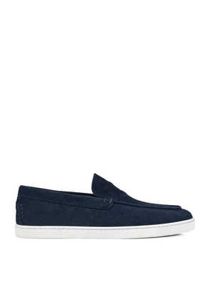 Christian Louboutin Varsiboat Suede Loafers