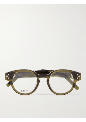 Dior Eyewear - CD DiamondO R1I Acetate Optical Glasses - Men - Green