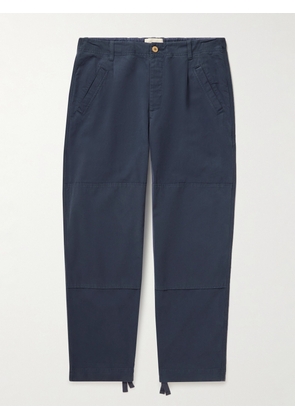 Folk - Assembly Straight-Leg Cotton-Canvas Trousers - Men - Blue - 1