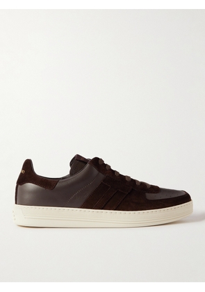 TOM FORD - Radcliffe Suede and Leather Sneakers - Men - Brown - UK 6