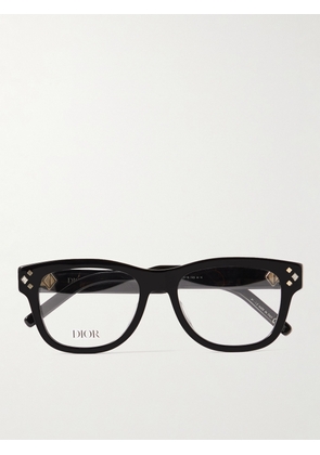 Dior Eyewear - CD DiamondO S1l Round-Frame Acetate Optical Glasses - Men - Black