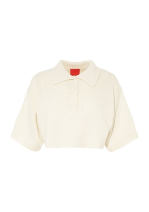 Cashmere In Love Cropped Demi Polo Shirt