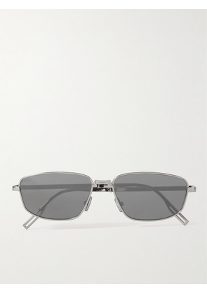Dior Eyewear - Dior90 S1U Rectangular-Frame Silver-Tone Sunglasses - Men - Silver