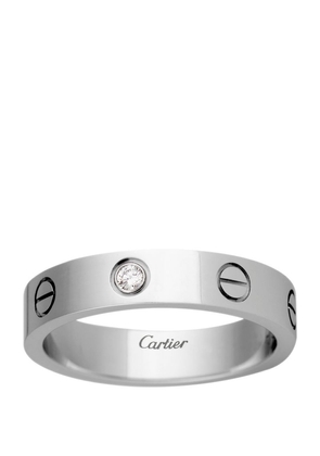 Cartier White Gold And Diamond Love Wedding Band