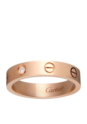 Cartier Rose Gold And Diamond Love Wedding Band