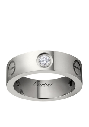 Cartier White Gold And Diamond Love Ring