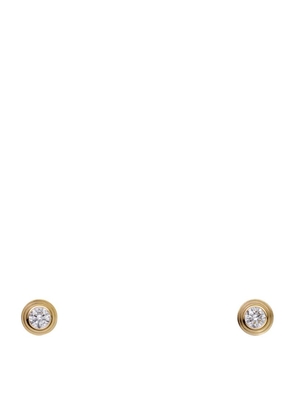Cartier Extra-Small Yellow Gold And Diamond Cartier D'Amour Earrings