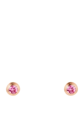 Cartier Rose Gold And Pink Sapphire Cartier D'Amour Earrings