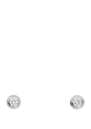 Cartier White Gold And Diamond Cartier D'Amour Earrings