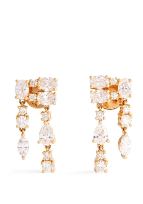 Anita Ko Yellow Gold And Diamond Maya Earrings
