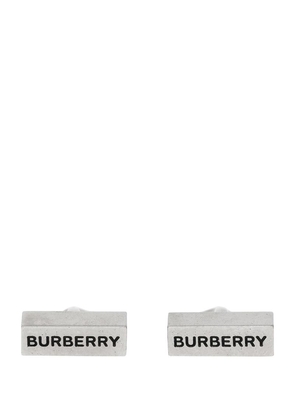 Burberry Palladium-Plated Logo Cufflinks