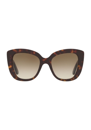 Gucci Havana Cat Eye Sunglasses