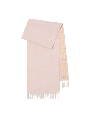 Burberry Cashmere Reversible Check Scarf