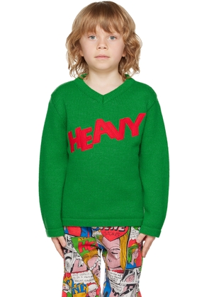 ERL Kids Green 'Heavy' Sweater