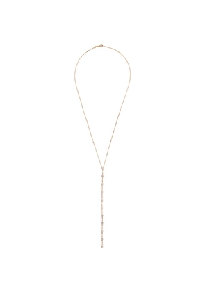 Anita Ko Rose Gold And Diamond Lariat Necklace