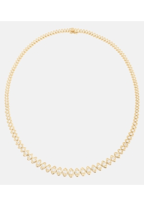 Sydney Evan Eternity 14kt gold necklace with diamonds