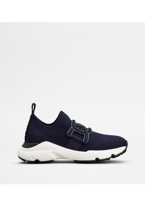 Tod's - Kate Slip-on Sneakers in Fabric, BLUE, 35 - Shoes