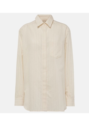 Tod's Striped cotton and silk shirt