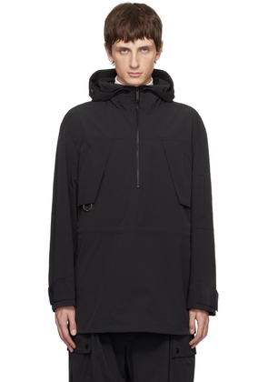 Th products Black Double Hooded Jacket