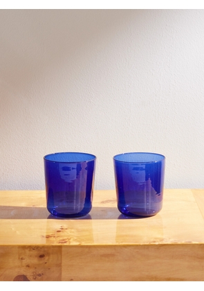 RD.LAB - Alice Luisa Set of Two Glass Wine Tumblers - Men - Blue