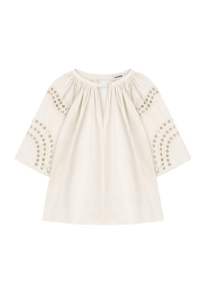 Aeron Embroidered Pyle Top
