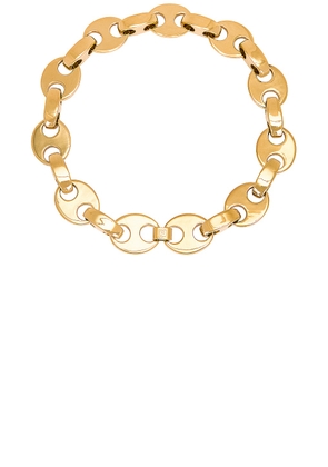 RABANNE Eight Necklace in Gold - Metallic Gold. Size all.