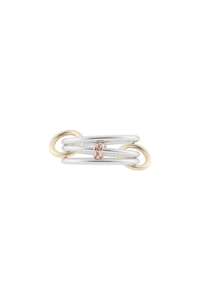 Spinelli Kilcollin Acacia SG Ring in Sterling Silver & 18K Yellow Gold - Metallic Silver. Size 5 (also in 5 1/2, 5 1/4).