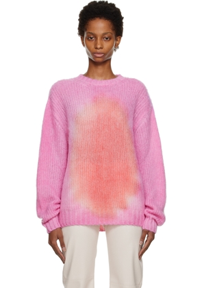 MSGM Pink Tie-Dye Sweater