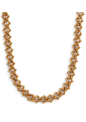 Emanuele Bicocchi Gold-Plated Sterling Silver Arabesque Chain Necklace
