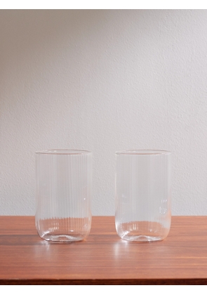 RD.LAB - Tuccio Set of Two Glass Tumblers - Men - Neutrals