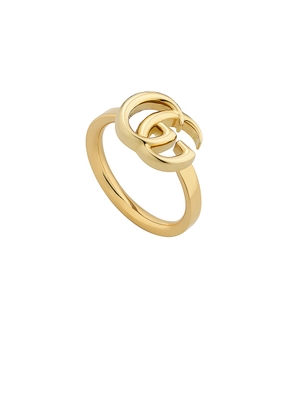 Gucci Running G Ring in Yellow Gold - Metallic Gold. Size 6.75 (also in ).