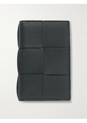 Bottega Veneta - Intrecciato Full-Grain Leather Billfold Wallet - Men - Blue