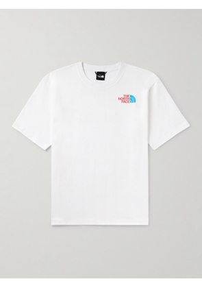 The North Face - Slim-Fit Logo-Print Cotton-Jersey T-Shirt - Men - White - XS